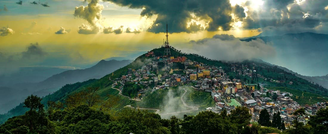 Darjeeling travel landscape, view 4